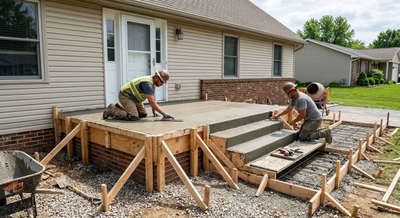 Cement Porch Installation Service
