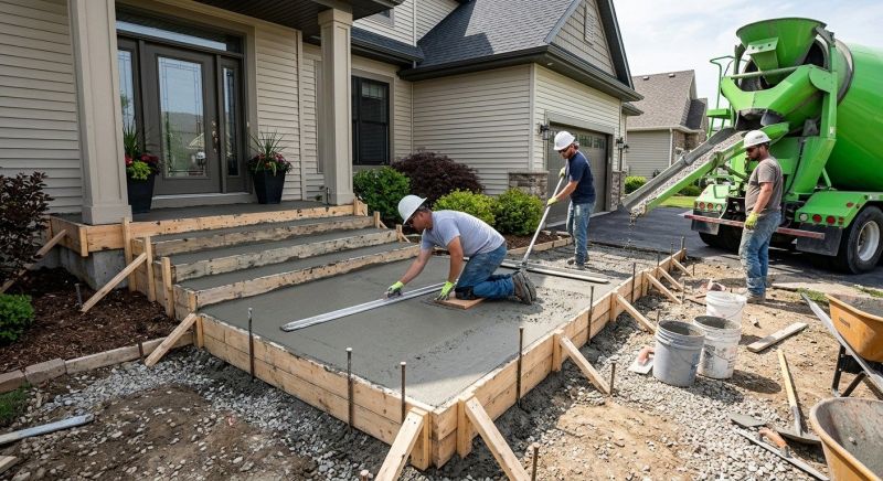 Cement Porch Installation Service